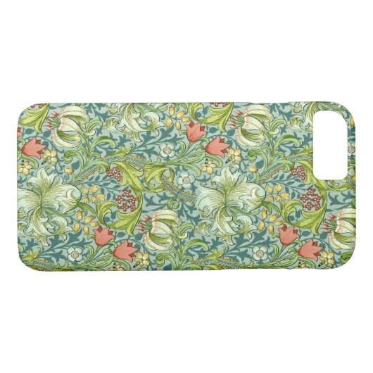 William Morris Golden Lily Pattern Case-Mate iPhone Case (Achterkant (Horizontaal))