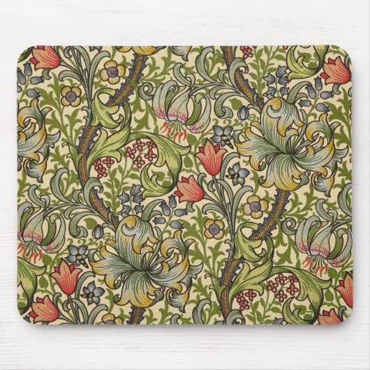 William Morris Golden Lily Pattern Muismat (Voorkant)