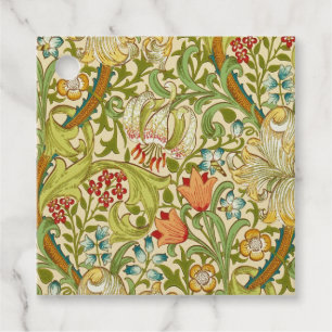 William Morris Golden Lily  Pre-Raphaelite Bedankjes Labels