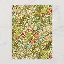 William Morris Golden Lily  Pre-Raphaelite Briefkaart