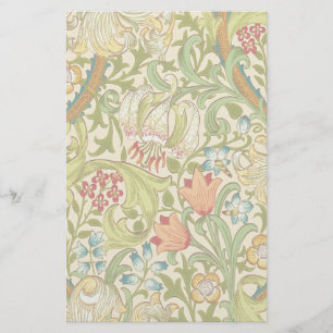 William Morris Golden Lily  Pre-Raphaelite Briefpapier