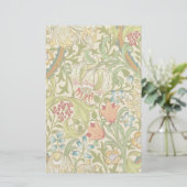 William Morris Golden Lily Pre-Raphaelite Briefpapier (Staand voorkant)