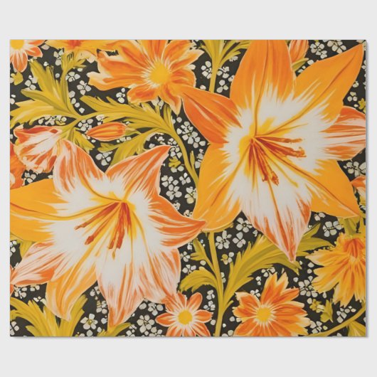 William Morris Golden Lily Pre-Raphaelite Cadeaupapier (Vlak)