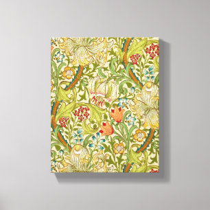 William Morris Golden Lily Pre-Raphaelite Canvas Afdruk