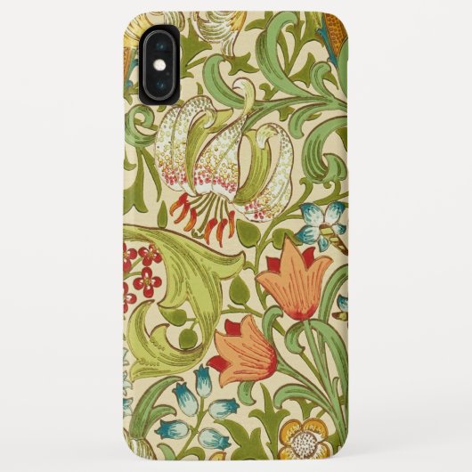 William Morris Golden Lily  Pre-Raphaelite Case-Mate iPhone Case (Achterkant)