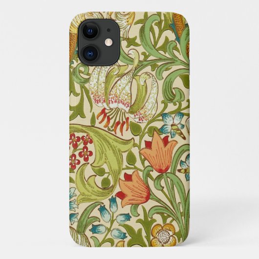 William Morris Golden Lily  Pre-Raphaelite Case-Mate iPhone Case (Achterkant)