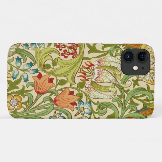 William Morris Golden Lily  Pre-Raphaelite Case-Mate iPhone Case (Achterkant (horizontaal))