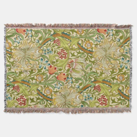 William Morris Golden Lily Pre-Raphaelite Deken (Voorkant)