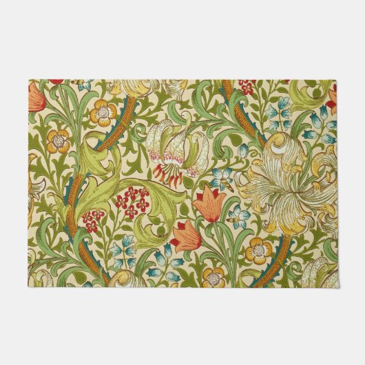 William Morris Golden Lily  Pre-Raphaelite Deurmat (Voorkant)