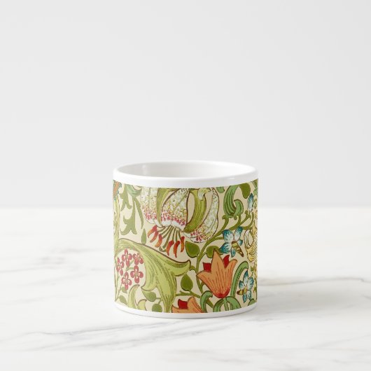William Morris Golden Lily Pre-Raphaelite Espresso Kop (Voorkant)