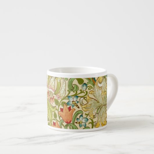 William Morris Golden Lily  Pre-Raphaelite Espresso Kop (Voorkant rechts)