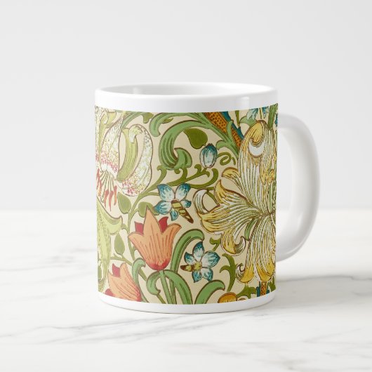 William Morris Golden Lily  Pre-Raphaelite Grote Koffiekop (Voorkant rechts)
