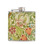 William Morris Golden Lily  Pre-Raphaelite Heupfles (Voorkant)