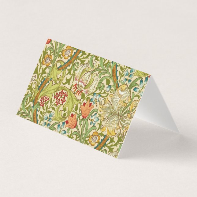 William Morris Golden Lily  Pre-Raphaelite Kaart (Voorkant)
