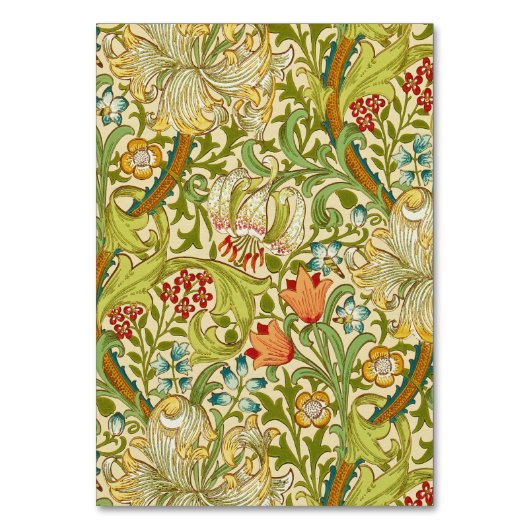 William Morris Golden Lily Pre-Raphaelite Kaart (Voorkant)