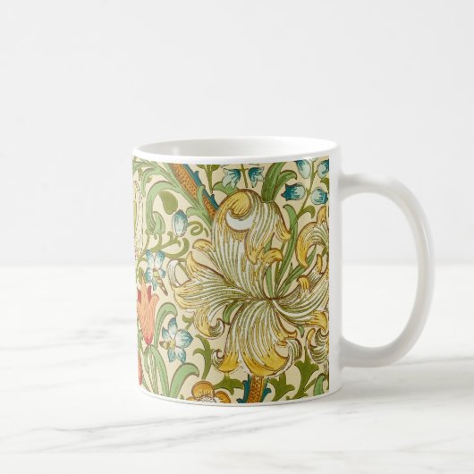 William Morris Golden Lily Pre-Raphaelite Koffiemok (Rechts)