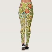 William Morris Golden Lily  Pre-Raphaelite Leggings (Achterkant)