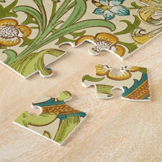 William Morris Golden Lily  Pre-Raphaelite Legpuzzel (Zijkant)