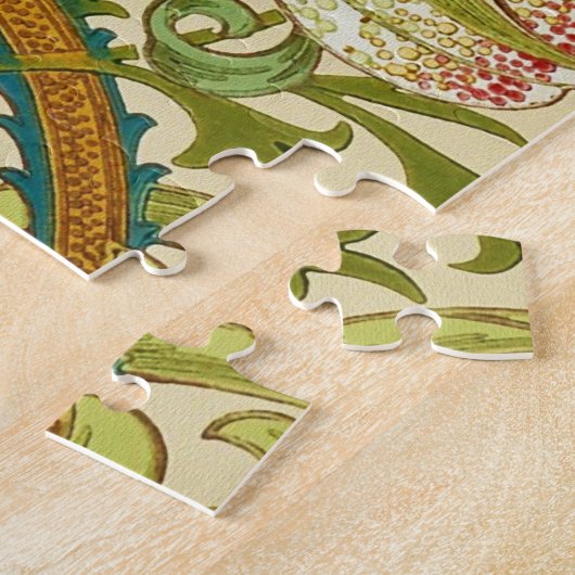 William Morris Golden Lily  Pre-Raphaelite Legpuzzel (Zijkant)