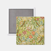 William Morris Golden Lily Pre-Raphaelite Magneet (Voorkant / Achterkant)