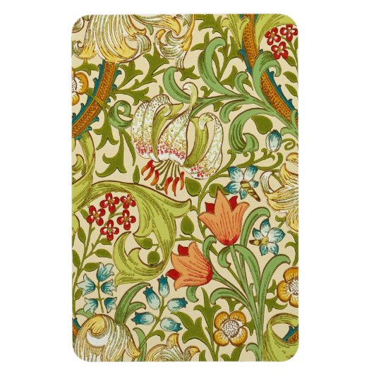 William Morris Golden Lily Pre-Raphaelite Magneet (Verticaal)