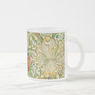William Morris Golden Lily Pre-Raphaelite Matglas Koffiemok