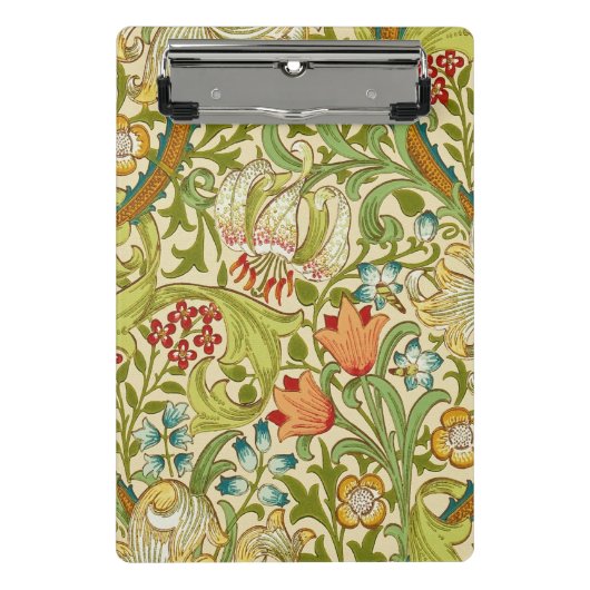 William Morris Golden Lily Pre-Raphaelite Mini Klembord (Voorkant)