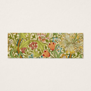 William Morris Golden Lily  Pre-Raphaelite Mini Visitekaartjes
