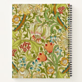 William Morris Golden Lily Pre-Raphaelite Notitieboek (Achterkant)