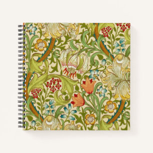 William Morris Golden Lily Pre-Raphaelite Notitieboek