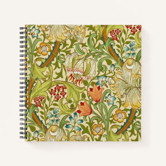 William Morris Golden Lily  Pre-Raphaelite Notitieboek (Voorkant)
