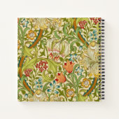 William Morris Golden Lily  Pre-Raphaelite Notitieboek (Achterkant)