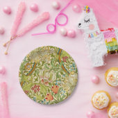 William Morris Golden Lily  Pre-Raphaelite Papieren Bordje (Feest)