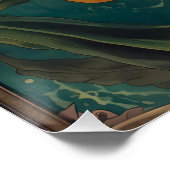 William Morris Golden Lily  Pre-Raphaelite Perfect Poster (Hoek)