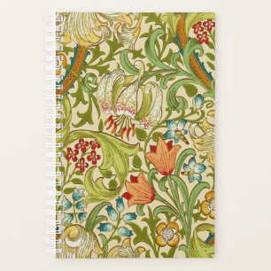 William Morris Golden Lily  Pre-Raphaelite Planner