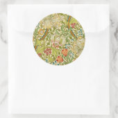 William Morris Golden Lily  Pre-Raphaelite Ronde Sticker (Tas)