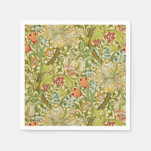 William Morris Golden Lily  Pre-Raphaelite Servetten
