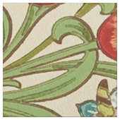 William Morris Golden Lily Pre-Raphaelite Stof (Close Up)