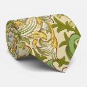 William Morris Golden Lily Pre-Raphaelite Stropdas (Opgerold)