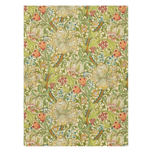 William Morris Golden Lily  Pre-Raphaelite Tafelkleed (Voorkant)