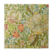 William Morris Golden Lily  Pre-Raphaelite Tegeltje (Voorkant)
