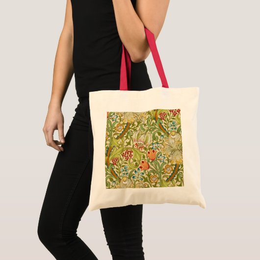 William Morris Golden Lily  Pre-Raphaelite Tote Bag (Voorkant (product))