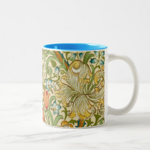 William Morris Golden Lily Pre-Raphaelite Tweekleurige Koffiemok