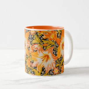 William Morris Golden Lily  Pre-Raphaelite Tweekleurige Koffiemok
