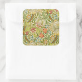 William Morris Golden Lily  Pre-Raphaelite Vierkante Sticker (Tas)