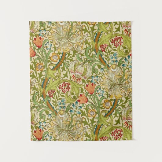 William Morris Golden Lily  Pre-Raphaelite Wandkleed (Voorkant)