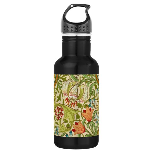 William Morris Golden Lily  Pre-Raphaelite Waterfles (Voorkant)