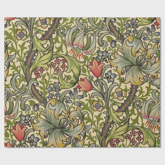 William Morris Golden Lily Restored Pattern Cadeaupapier (Vlak)