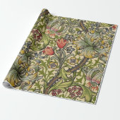 William Morris Golden Lily Restored Pattern Cadeaupapier (Uitgerold)