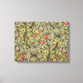 William Morris Golden Lily Restored Pattern Canvas Afdruk (Voorkant)